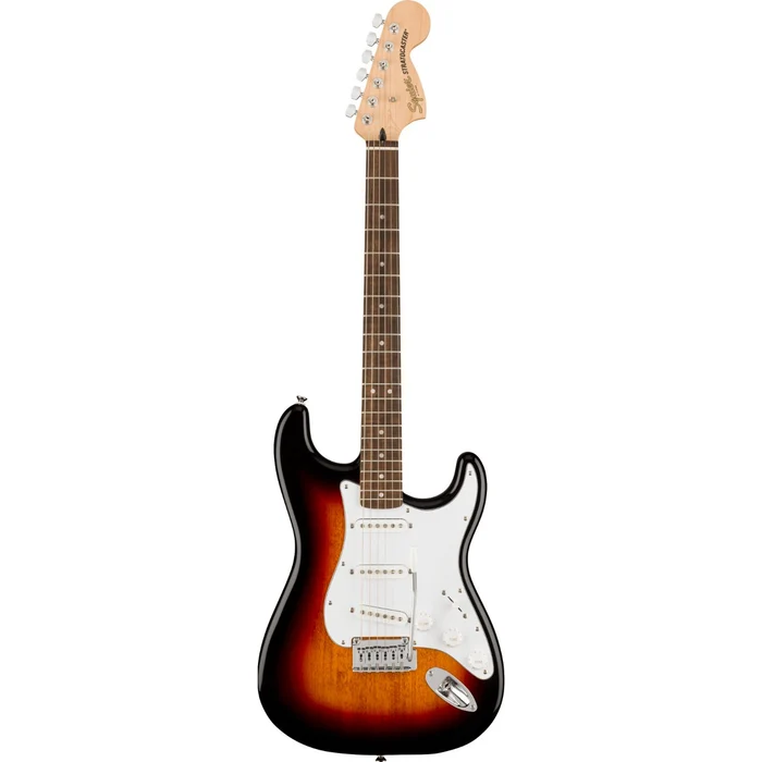 FANDER SQUIEER AFFINITY SERIES STRATOCASTER ELECTRIC GUITAR-3-COLOR SUNBURST/ INDIAN LAUREL