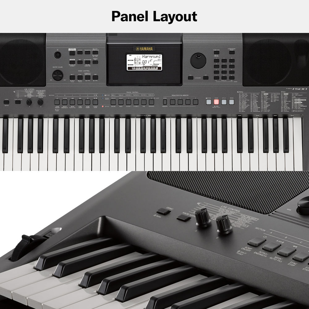 Yamaha PSR-I500 Portable Keyboard 61 Keys